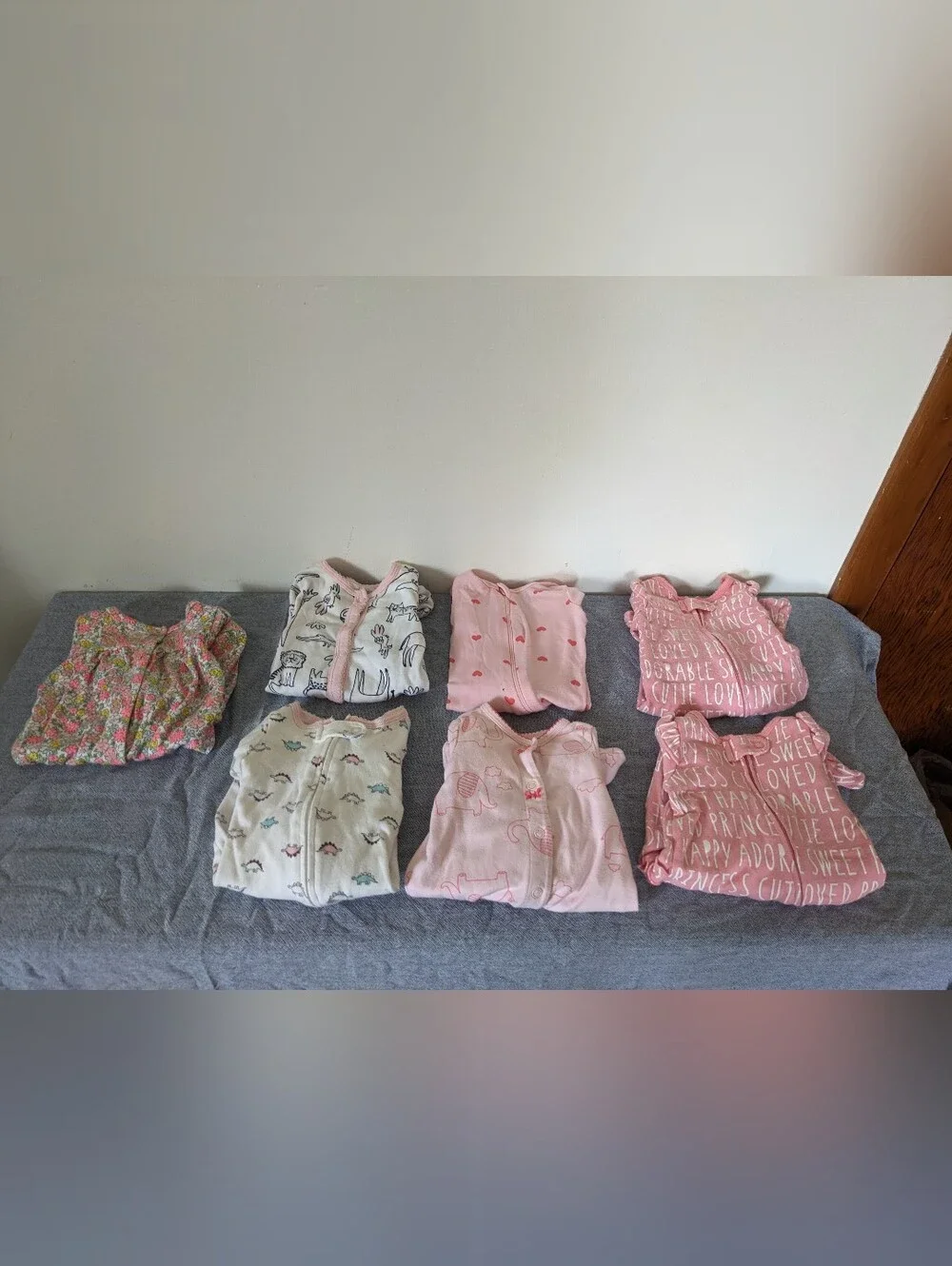 Gently Used Newborn Baby Girl Clothing Lot – 31 Pieces